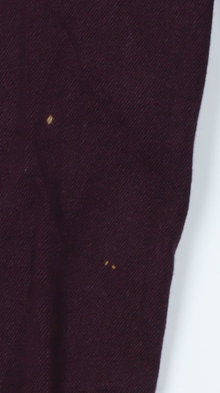 Calvin Klein Women's Purple Skinny Jegging Trousers - Size 8