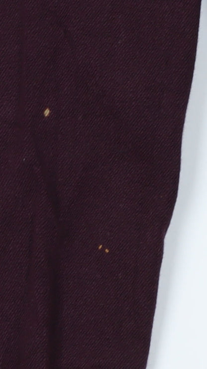 Calvin Klein Women's Purple Skinny Jegging Trousers - Size 8