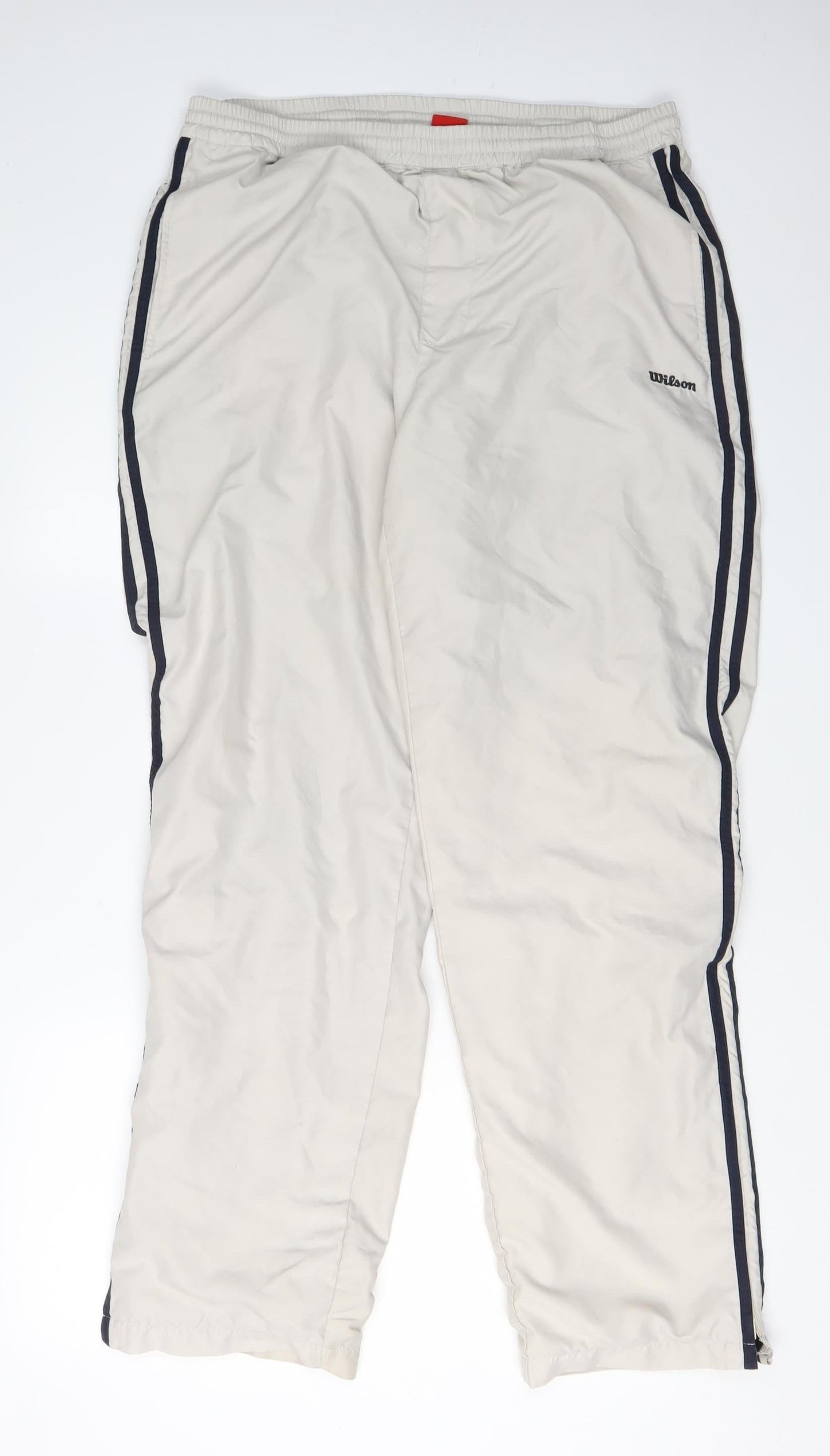 Wilson Men's Beige Jogger Trousers Medium