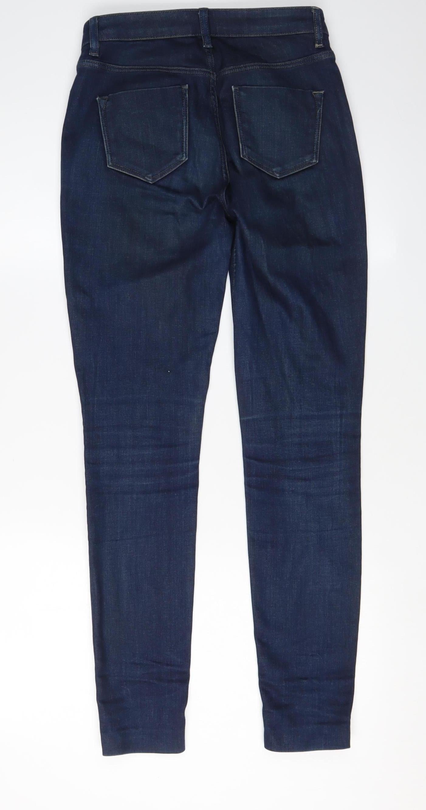 Womens UK Size 8 White Label Slim Fit Skinny Blue Jeans