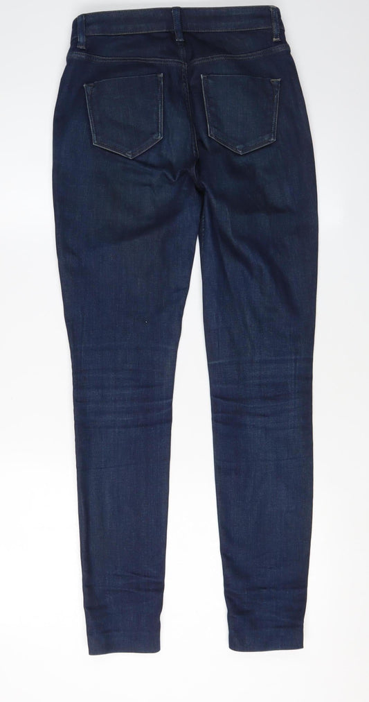 Womens UK Size 8 White Label Slim Fit Skinny Blue Jeans