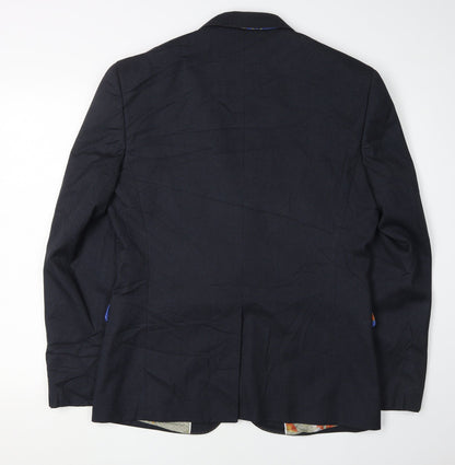 Mens UK Size 40 Cavani Regular Blue Suit Jacket