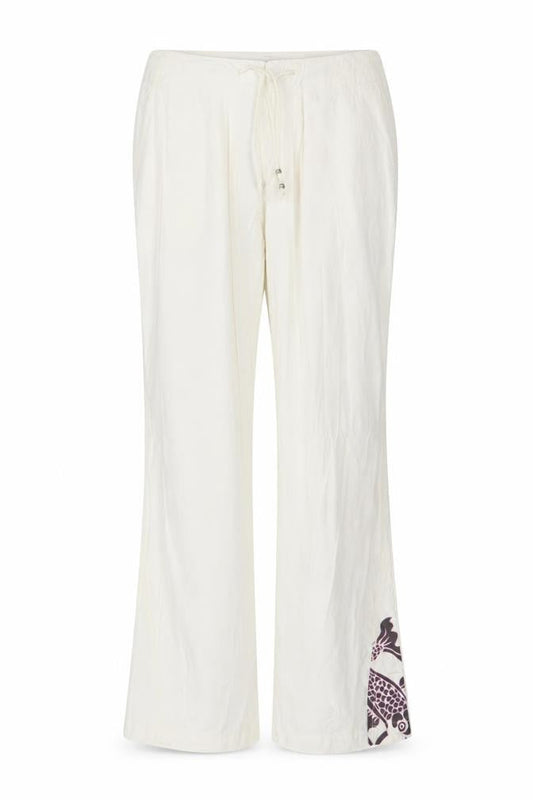 Womens UK Size 12 PUMA Regular Fit Casual White Trousers