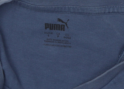 Puma Men's Blue Sports T-Shirt Small