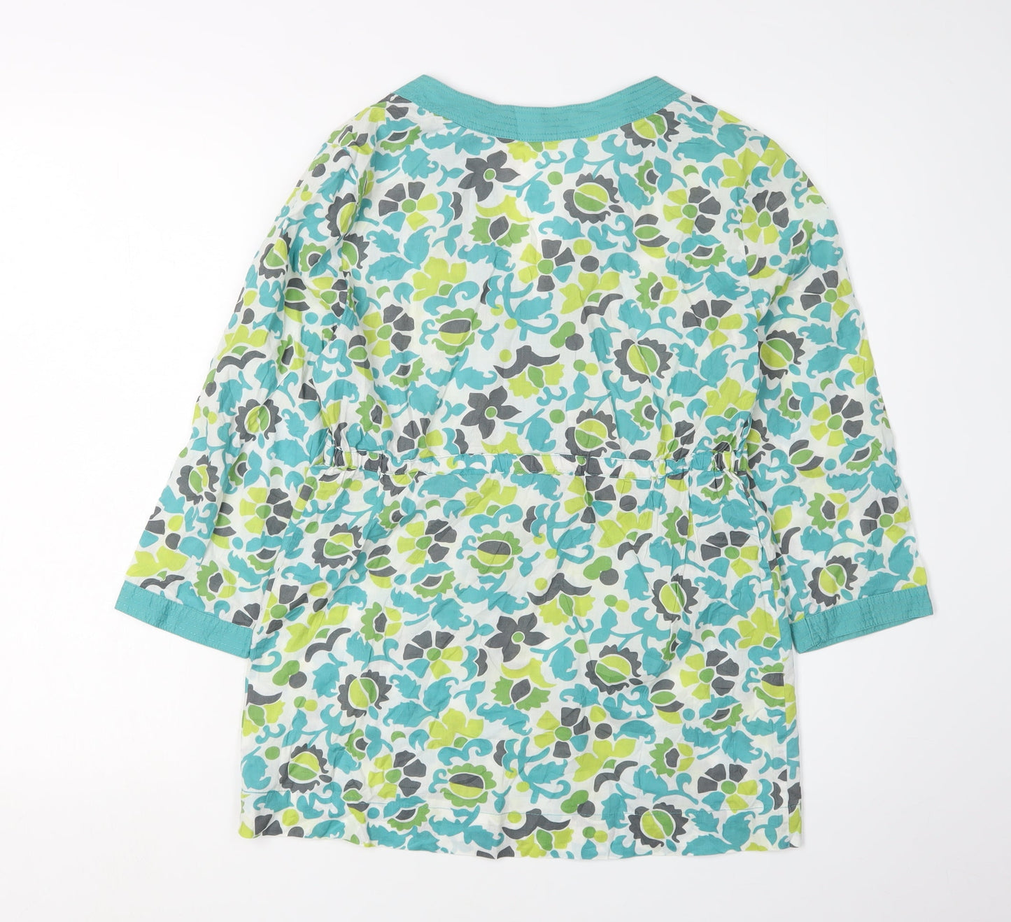 Boden Women's Multicoloured Floral Tunic Blouse, Size 6