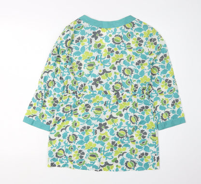Boden Women's Multicoloured Floral Tunic Blouse, Size 6