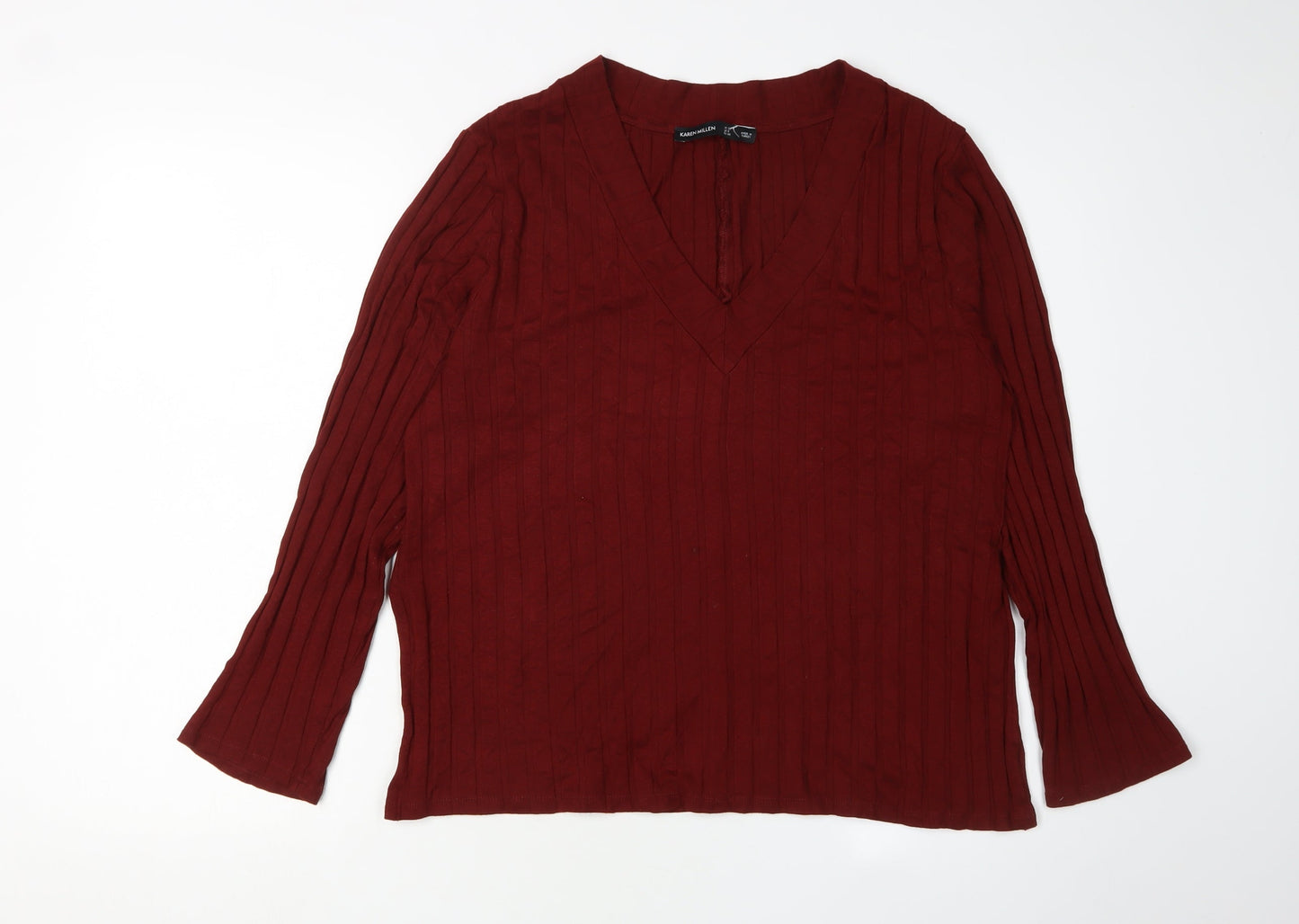 Karen Millen Women's Red Pullover Jumper, Size 12