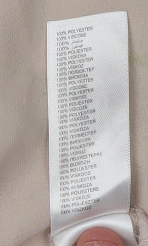 Jasper Conran Women's Beige Sleeveless Blouse Size 12