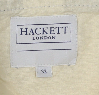 Hackett London Men's Green Chino Trousers, Size 32