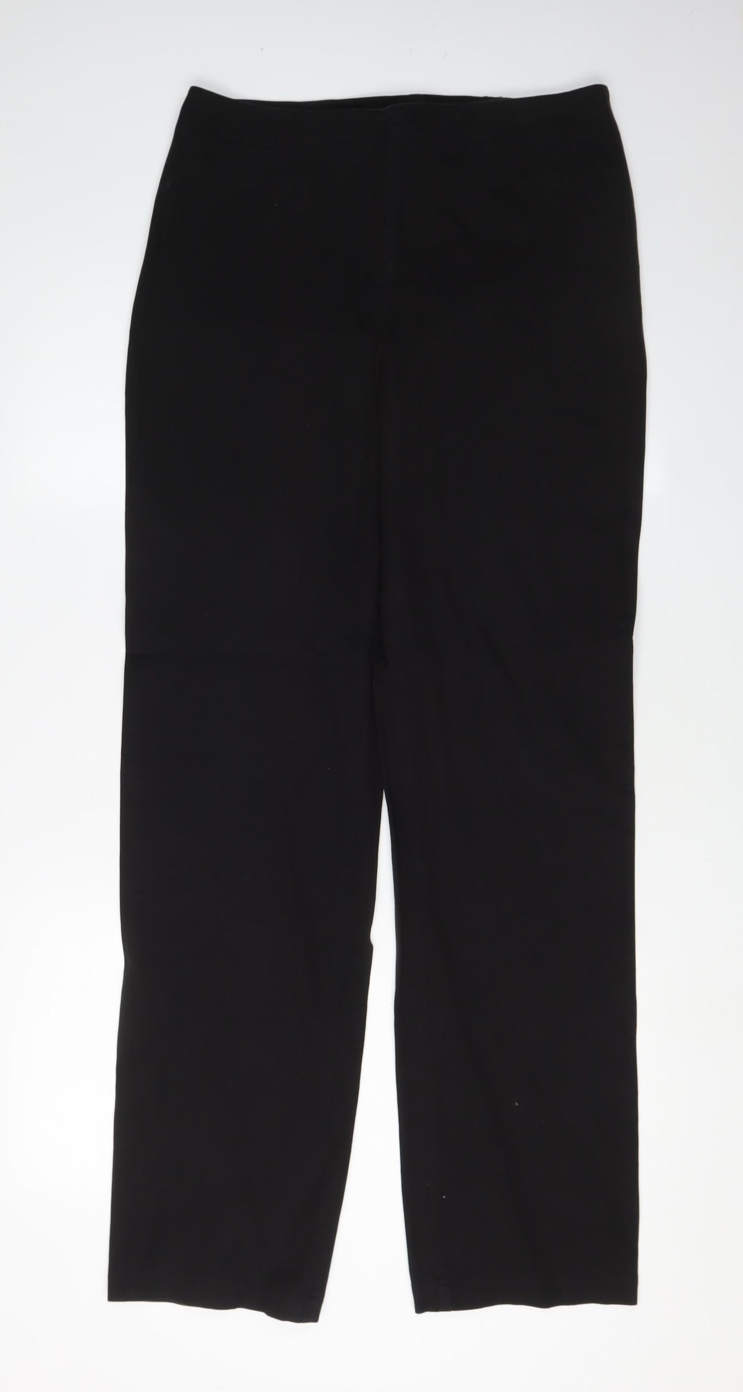 Dockers Women's Black Regular Fit Trousers Size 8