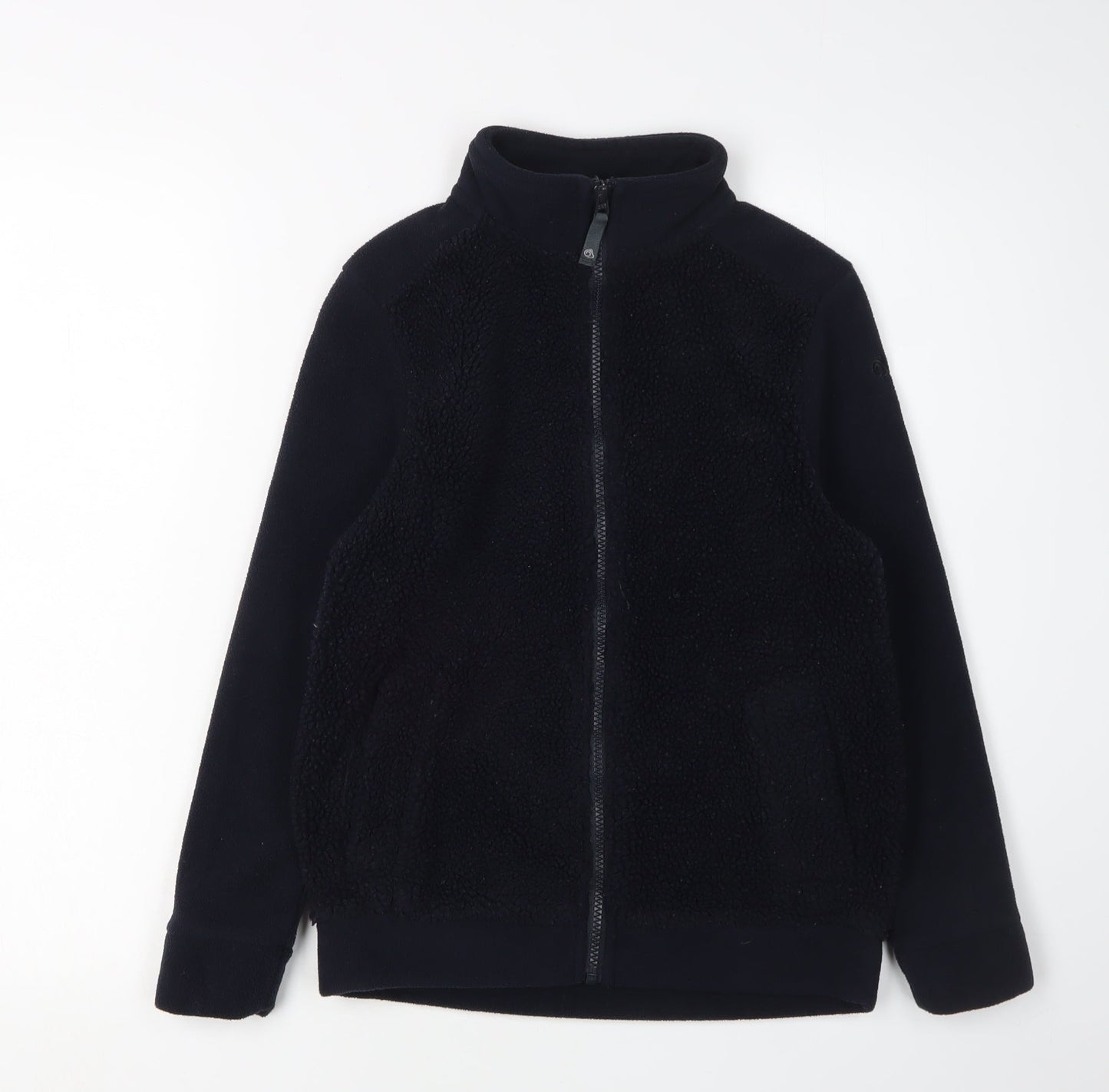 Craghoppers Boys Black Fleece Jacket, 9-10 Years, Full Zip