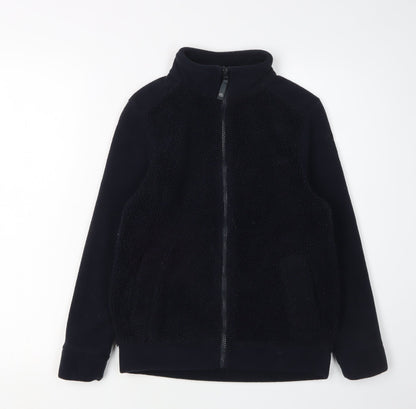 Craghoppers Boys Black Fleece Jacket, 9-10 Years, Full Zip