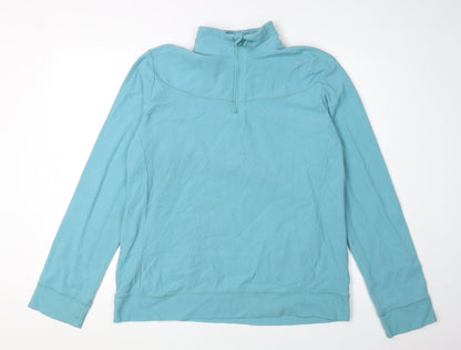 Champion Women's Blue Fleece Sweatshirt Size XL