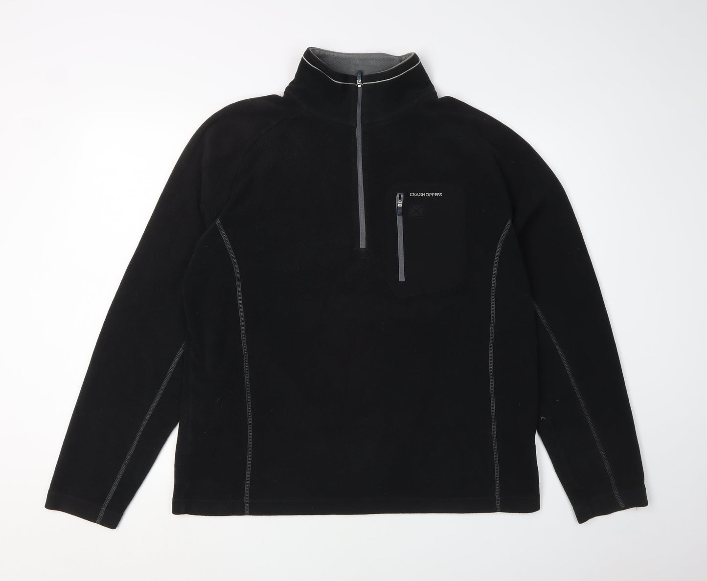 Mens UK Size M Craghoppers Black Pullover Sweatshirt
