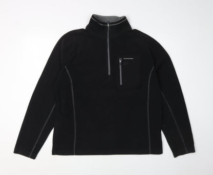 Mens UK Size M Craghoppers Black Pullover Sweatshirt
