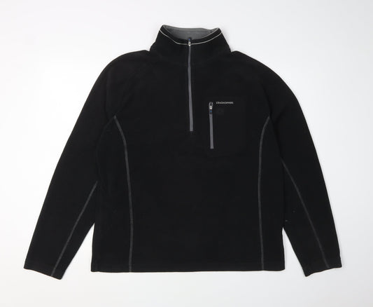 Mens UK Size M Craghoppers Black Pullover Sweatshirt