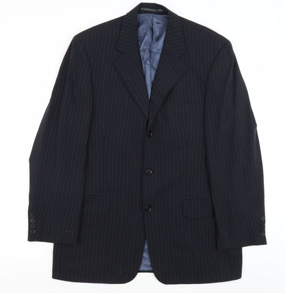 Austin Reed Men's Blue Striped Suit Jacket 38S
