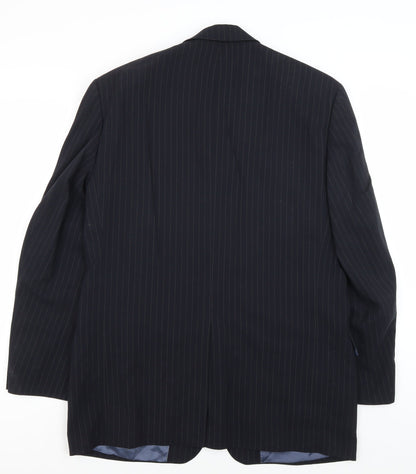 Austin Reed Men's Blue Striped Suit Jacket 38S