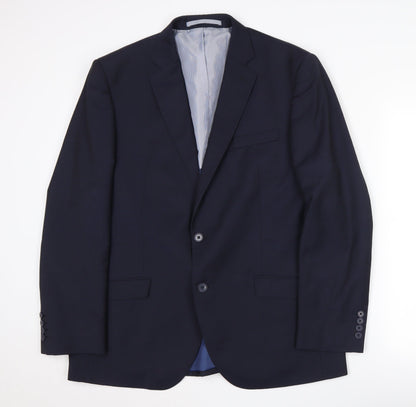 Mens UK Size 42 Marks and Spencer Regular Blue Suit Jacket