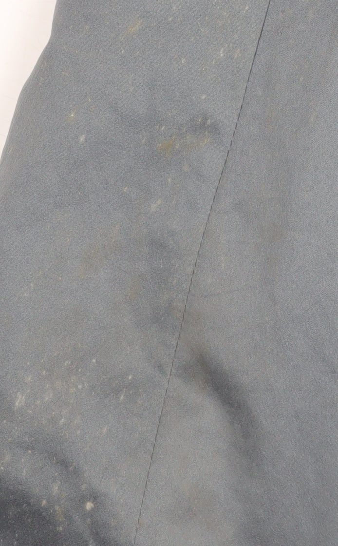 Monsoon Women's Grey Blazer Size 14 Shawl Lapel Suit Jacket