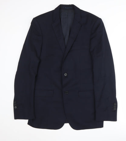 Sarar Men's Blue Suit Jacket 36R Regular Fit