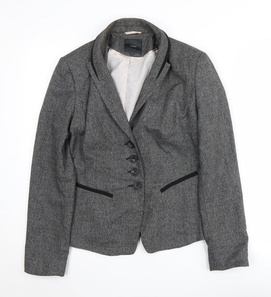 Next Women's Grey Suit Jacket Blazer Size 12