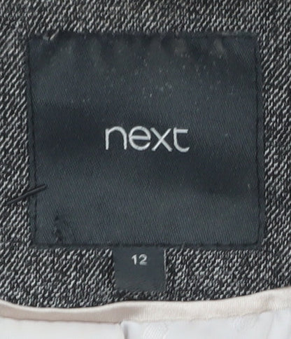 Next Women's Grey Suit Jacket Blazer Size 12