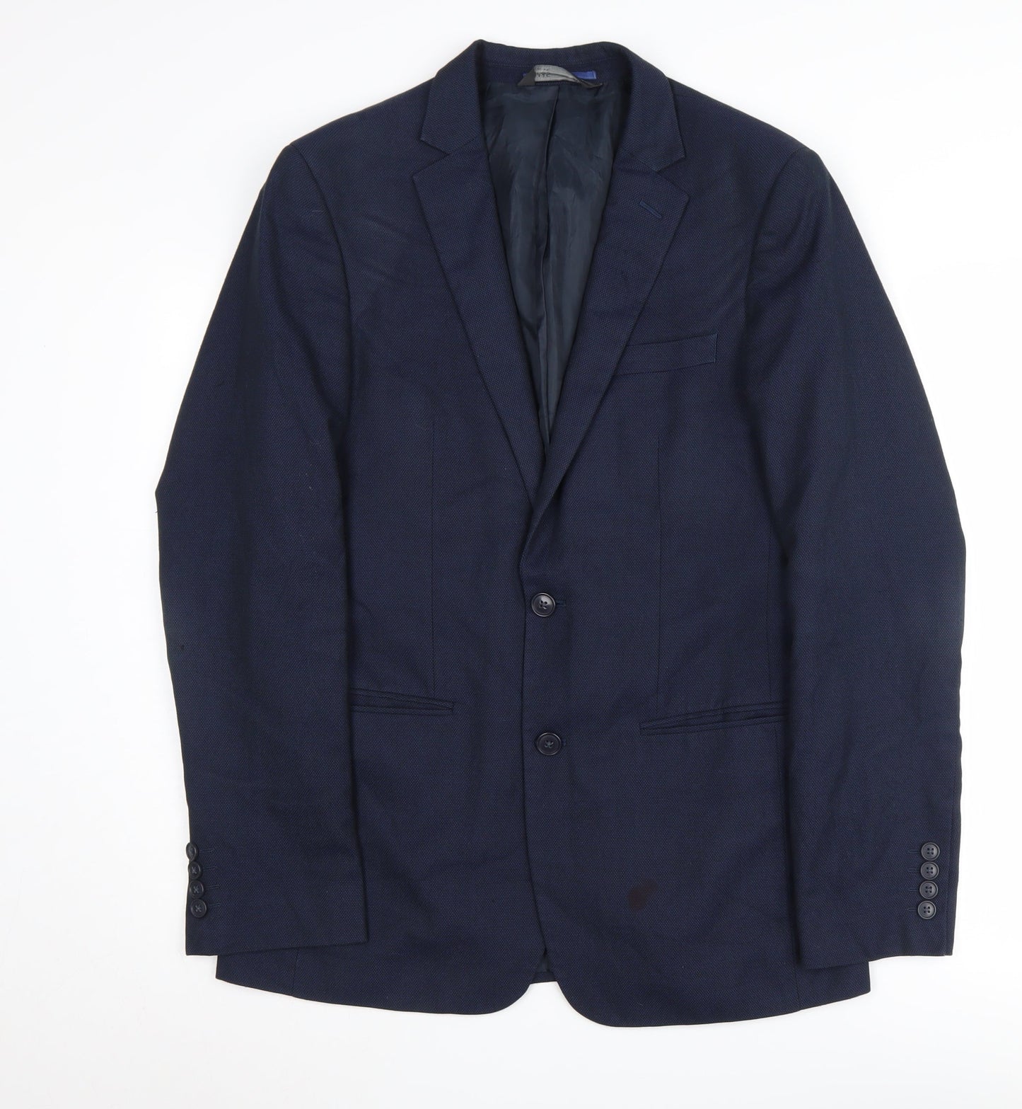 Mens UK Size 38 Marks and Spencer Regular Blue Suit Jacket