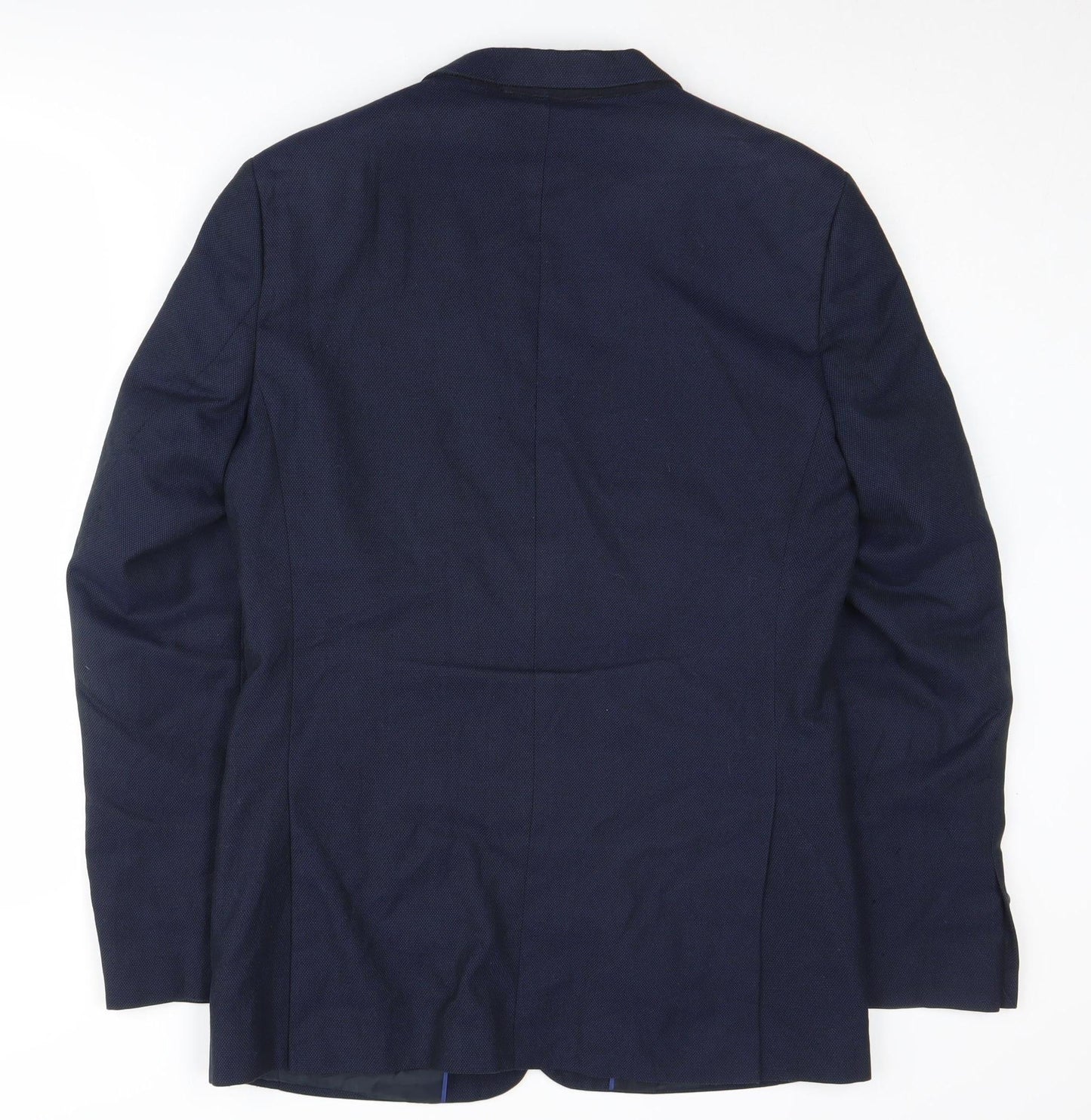 Mens UK Size 38 Marks and Spencer Regular Blue Suit Jacket