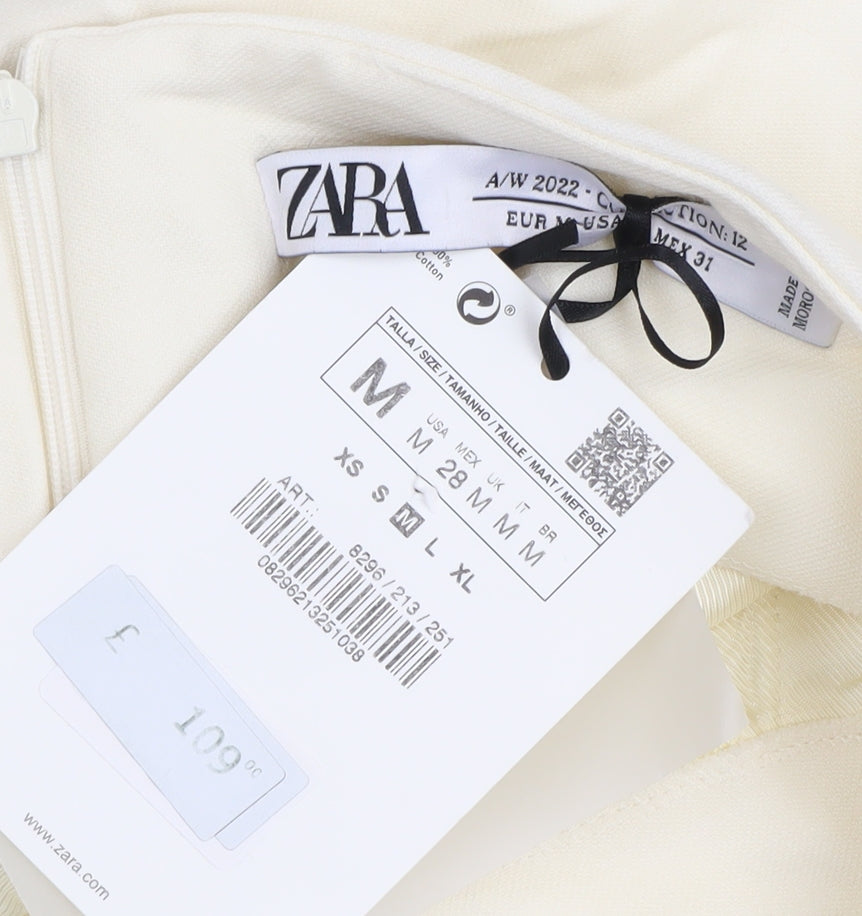 Womens UK Size M Zara A-Line  Skirt