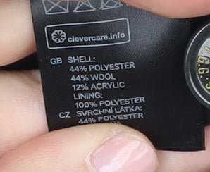 H&M Women's Grey Tweed Blazer - Size 6 Single Breasted