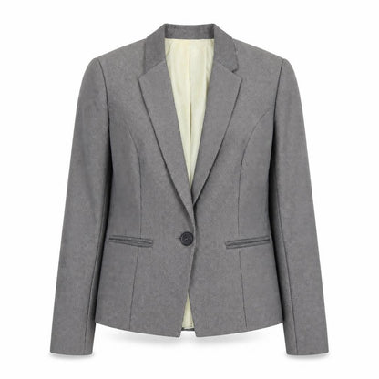 Womens UK Size 10 NEXT Petites Grey Blazer