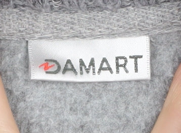 Damart Women's Grey Fleece Jacket M Autumn
