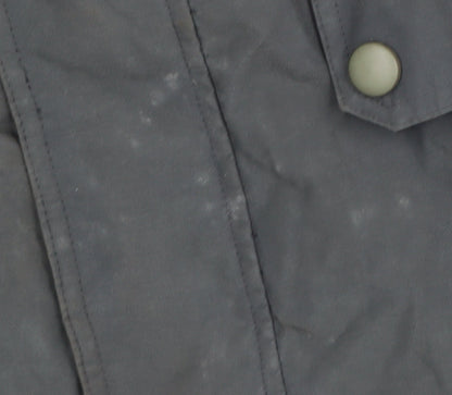 Mens UK Size S Outdoor Sportswear Green Parka Coat