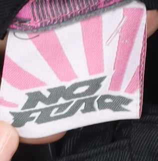 No Fear Women's Black Hooded Puffer Jacket Size 12