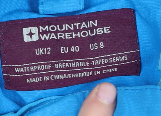 Mountain Warehouse Women's Blue 3-in-1 Jacket, Size 12