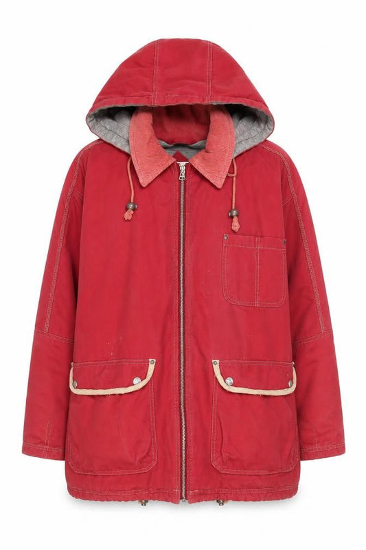 Womens UK Size 12 Dorothy Perkins Red Parka Coat