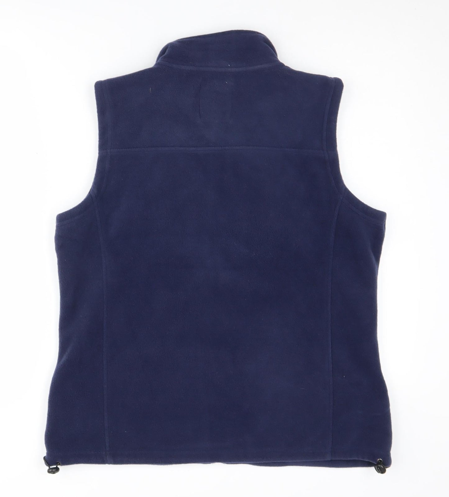 Spirit at M&Co Women's Blue Fleece Waistcoat Size 14