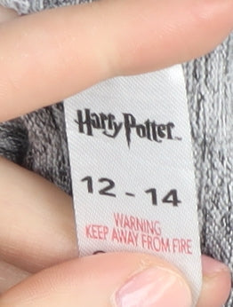 Harry Potter Women's Grey Nightshirt, Size 12-14, Movie Theme