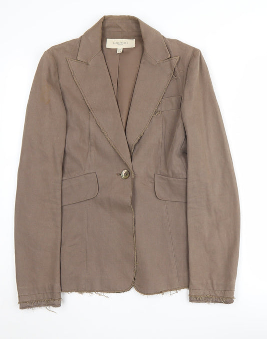 Karen Millen Women's Brown Regular Fit Blazer, Size 10