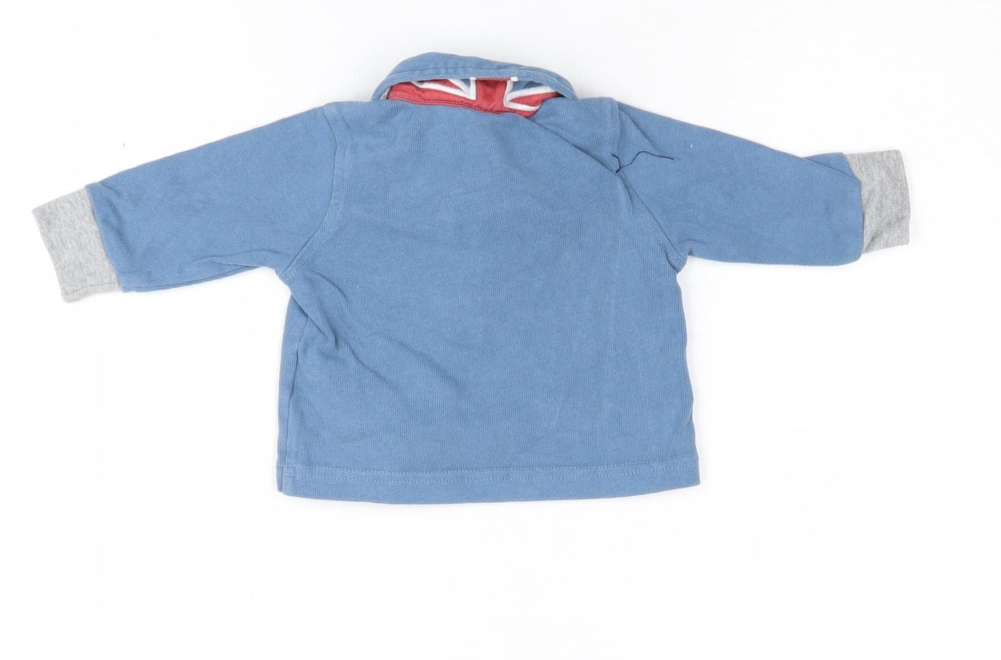Jasper Conran Unisex Blue Polo 0-3M Embroidered Cotton