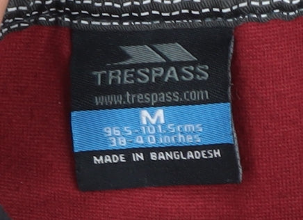 Trespass Red Pullover Sweatshirt, Men's M Fleece