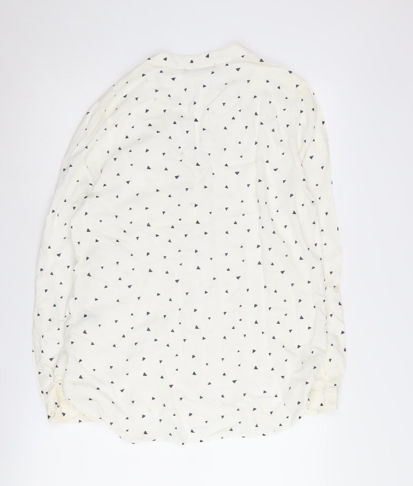 Womens UK Size 14 Marks and Spencer White Basic Blouse