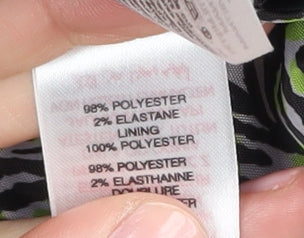 New Look Women's Black Shawl Lapel Suit Jacket Size 12