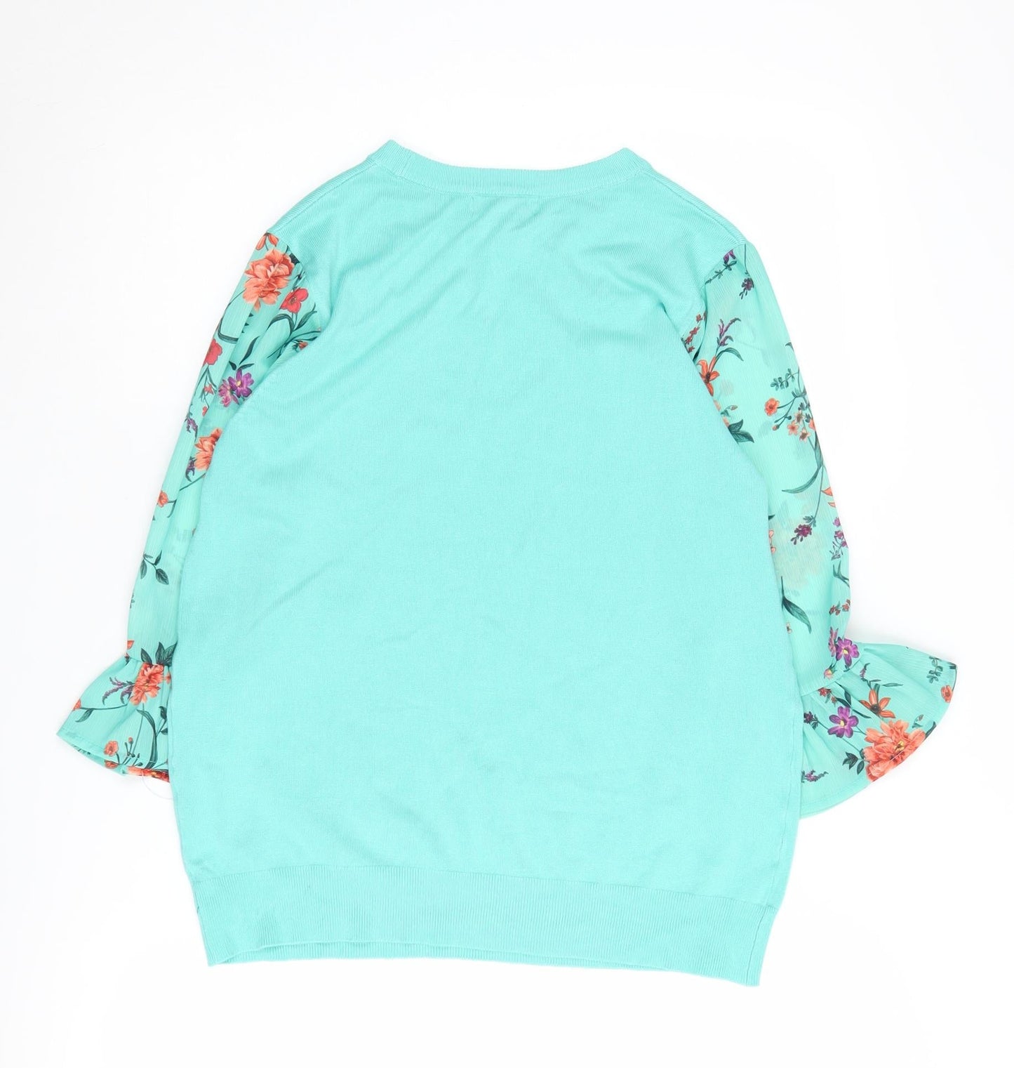 Womens UK Size 12 Love & Roses Blue Pullover Jumper