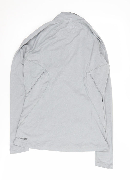 Asics Women's Grey Activewear Pullover, Size S