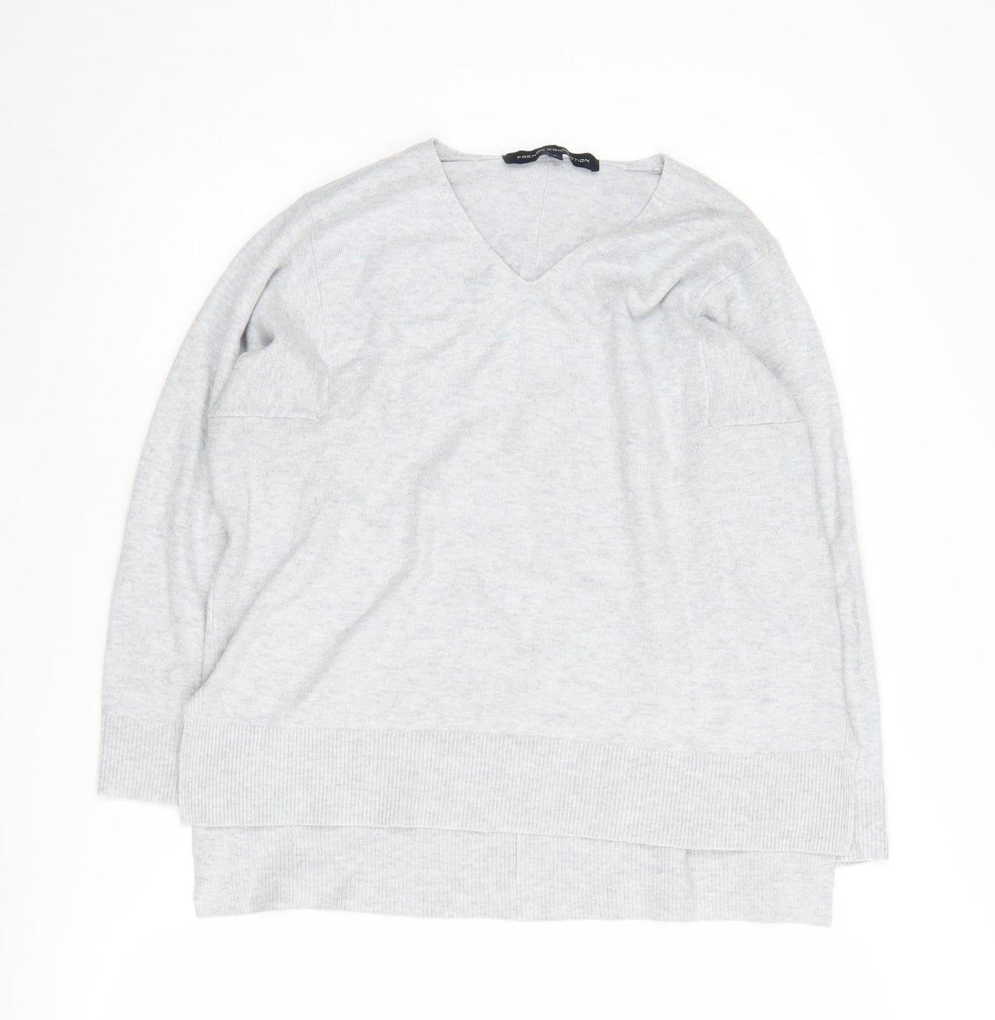 Womens UK Size M French Connection Grey Pullover Jumper