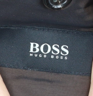 Mens UK Size 42 HUGO BOSS Regular Brown Suit Jacket