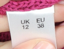 Eastex Women's Pink V-Neck Cardigan Size 12