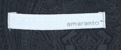 Womens UK Size 14 AMARANTO Black  Tank